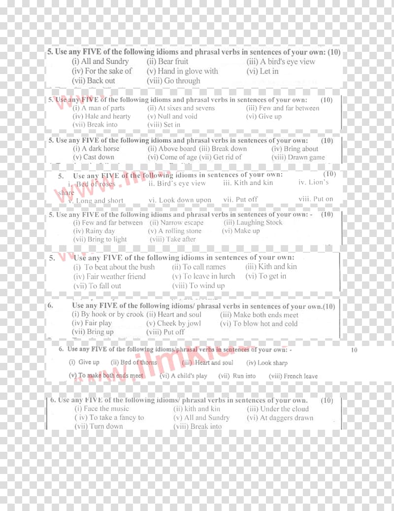 Past paper Biology Test Chemistry Physics, Old Paper NOTES transparent background PNG clipart