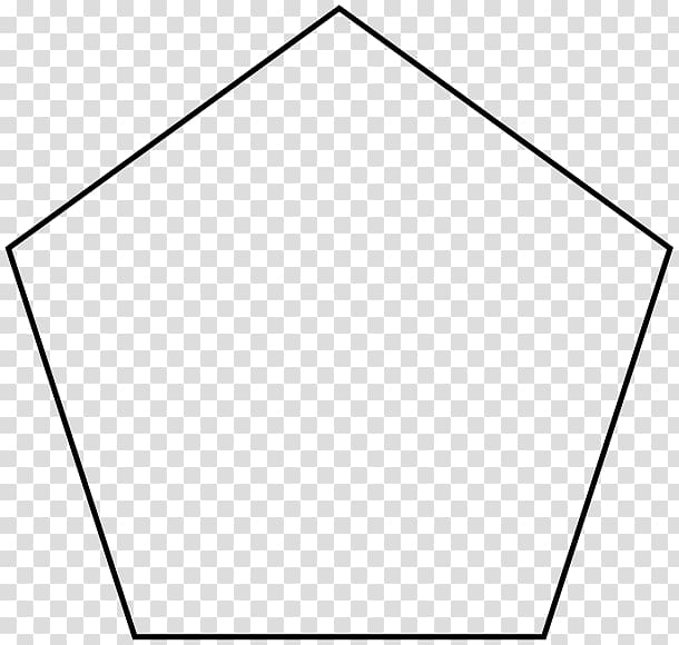 Regular polygon Pentagone régulier convexe Regular polytope, shape transparent background PNG clipart