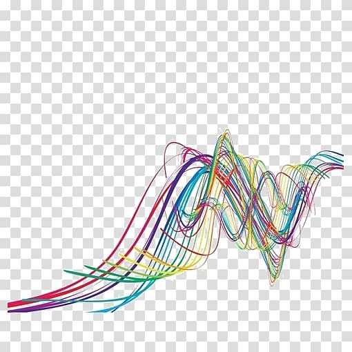 Electrical cable , Colored lines transparent background PNG clipart