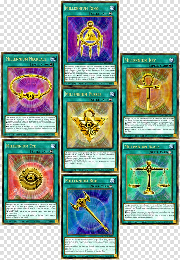 Bakura Millennium Items Yu-Gi-Oh! Trading Card Game Yu-Gi-Oh! Trading Card Game, ninety nine transparent background PNG clipart