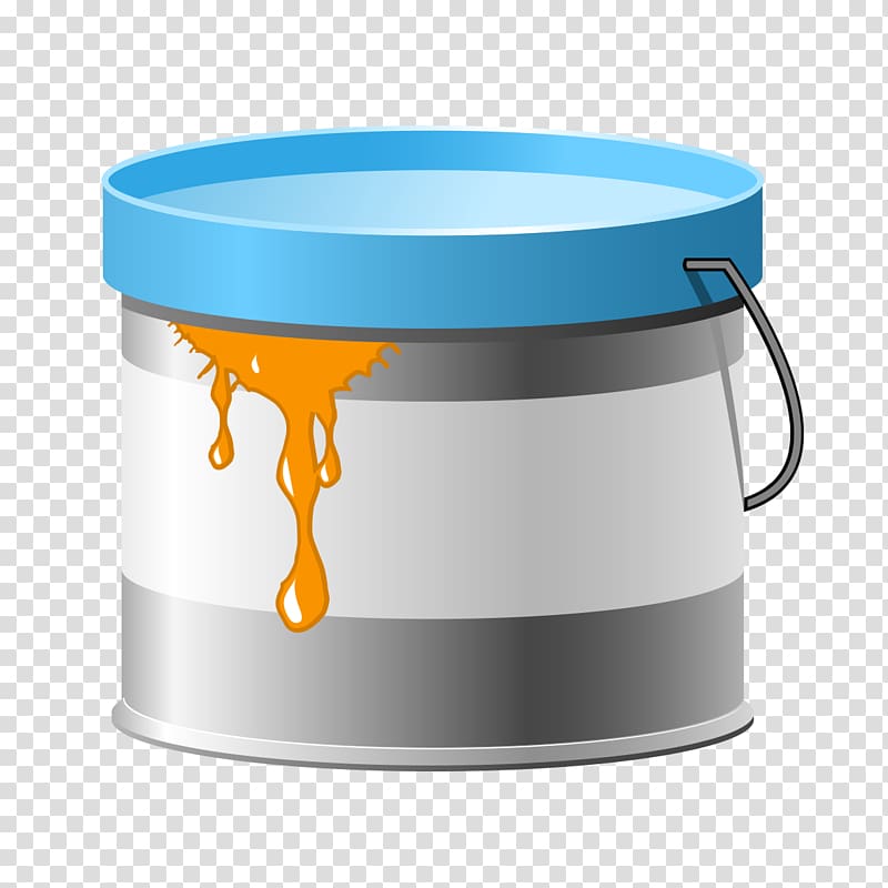 Paint Ink Lacquer, Bucket pattern transparent background PNG clipart