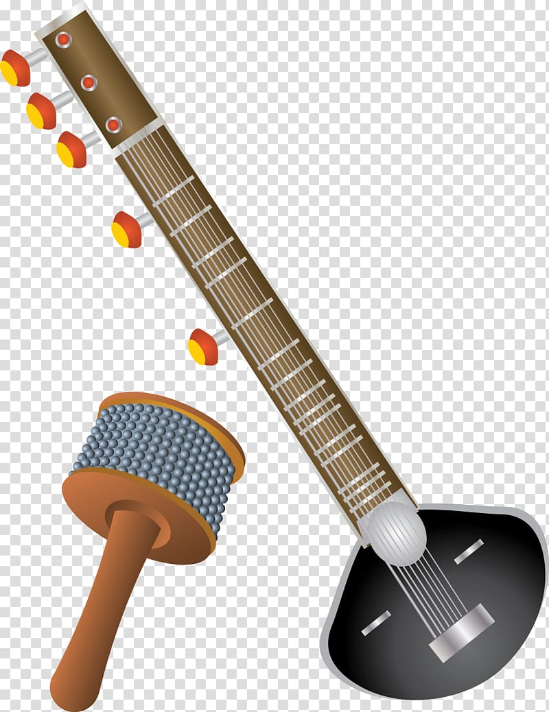 Ukulele Bass guitar Musical Instruments Tiple Acoustic guitar, Vintage musical instruments transparent background PNG clipart