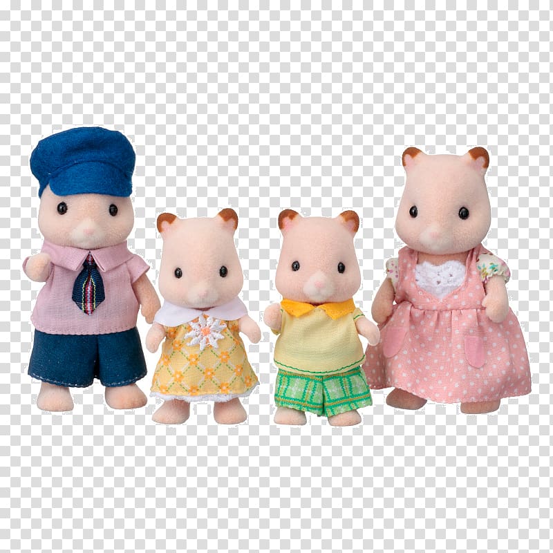 Hamster Sylvanian Families Family Bear Felidae, Family transparent background PNG clipart
