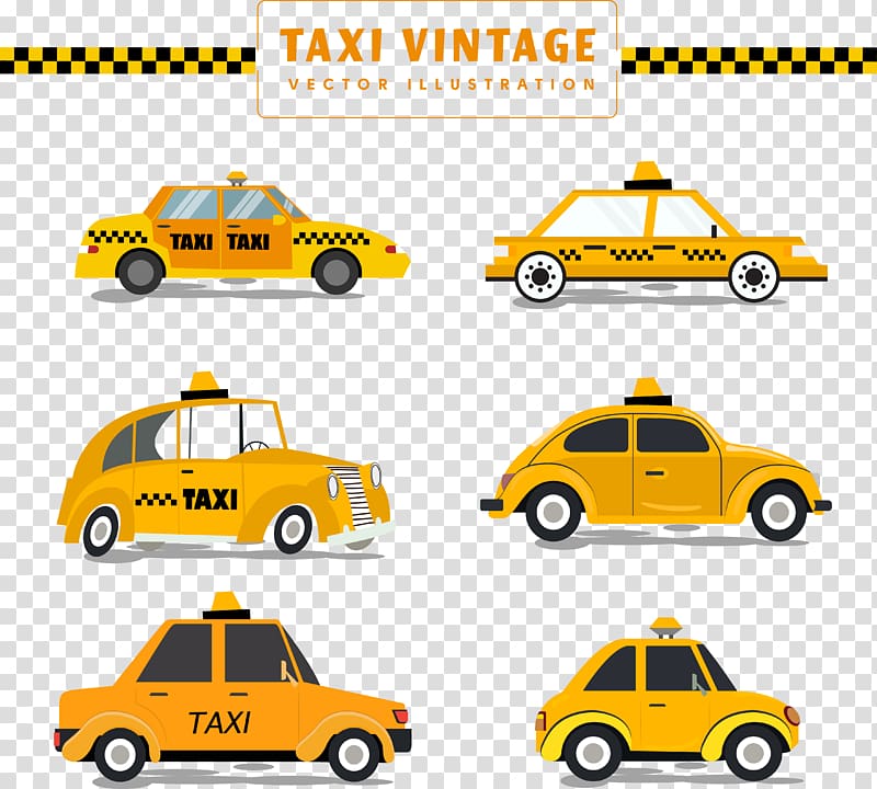 Taxi Euclidean Adobe Illustrator, Taxi templates transparent background PNG clipart