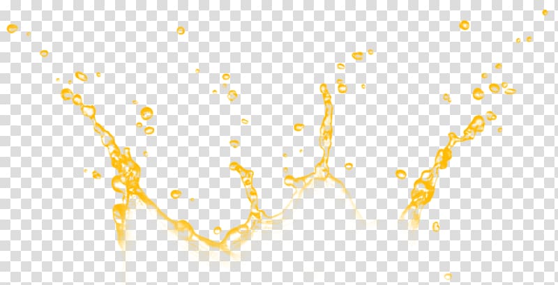 yellow paint splash , Orange juice Computer Icons, Splash Pic transparent background PNG clipart