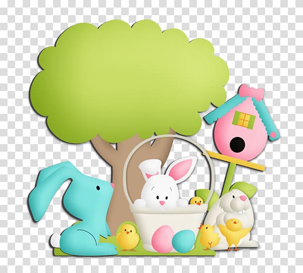 Easter Bunny , Bird cartoon rabbit transparent background PNG clipart