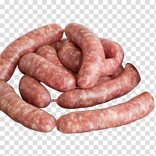 Bratwurst Thuringian sausage Bockwurst Liverwurst, sausage transparent background PNG clipart