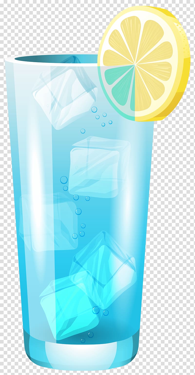 Blue Hawaii Lemonade Cocktail Glass Drink, coctail transparent background PNG clipart