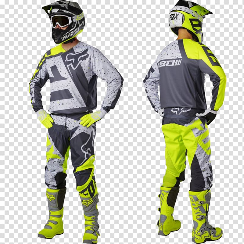 Fox Racing Motocross Clothing Motorcycle Pants, motocross transparent background PNG clipart