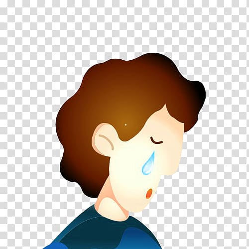 Crying Tears Woman, Crying man material transparent background PNG clipart