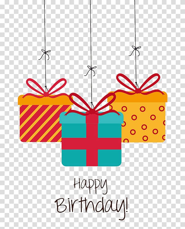 assorted gift box illustration, Birthday Gift Greeting card Christmas, Happy Birthday birthday gift transparent background PNG clipart