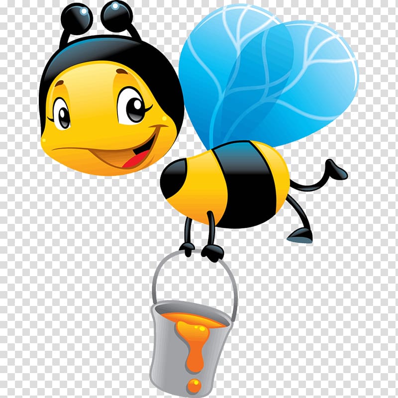 Honey bee Child Beeswax Sticker, bee transparent background PNG clipart