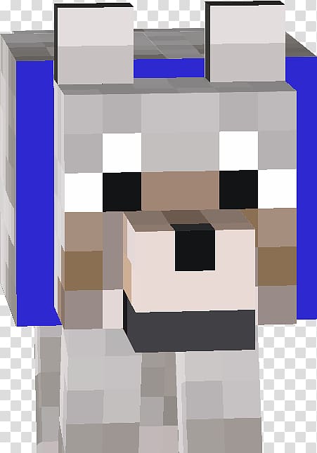 Minecraft Pocket Edition Dog Herobrine Minecraft Mods Blue Wolf Head Transparent Background Png Clipart Hiclipart