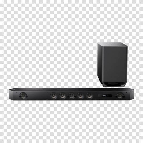 Soundbar Sony Corporation Home Theater Systems 7.1 surround sound, Sony ht xt transparent background PNG clipart