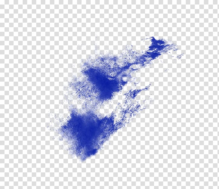 blue powder explosion splash effect material transparent background PNG clipart
