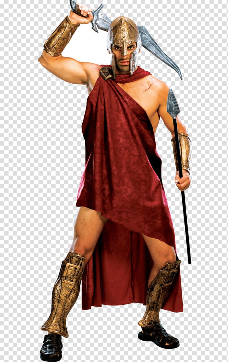 Xerxes Sparta Leonidas I Halloween costume, gladiator transparent background PNG clipart
