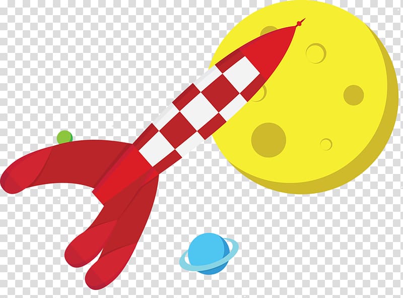 Spacecraft Rocket Euclidean Vecteur, Colorful lovely spacecraft rocket transparent background PNG clipart