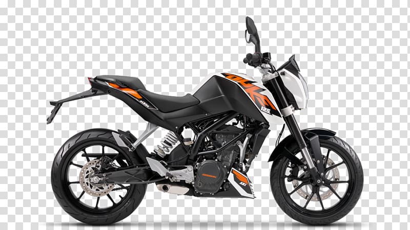 KTM 125 Duke Bajaj Auto KTM 200 Duke Motorcycle, motorcycle transparent background PNG clipart