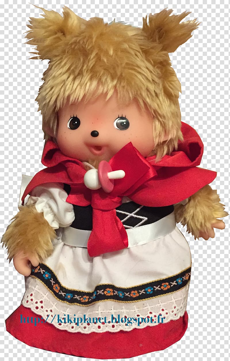 Doll ベビチッチ Stuffed Animals & Cuddly Toys Monchhichi Figurine, little red riding hood fairy tale transparent background PNG clipart