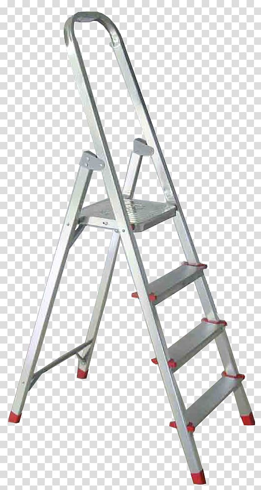 Ladder 2. Marchepied 3 marches, Hauteur atteignable de 2.61m, ESCABEAU-DIRECT Aluminium Štafle Architectural structure, ladder transparent background PNG clipart