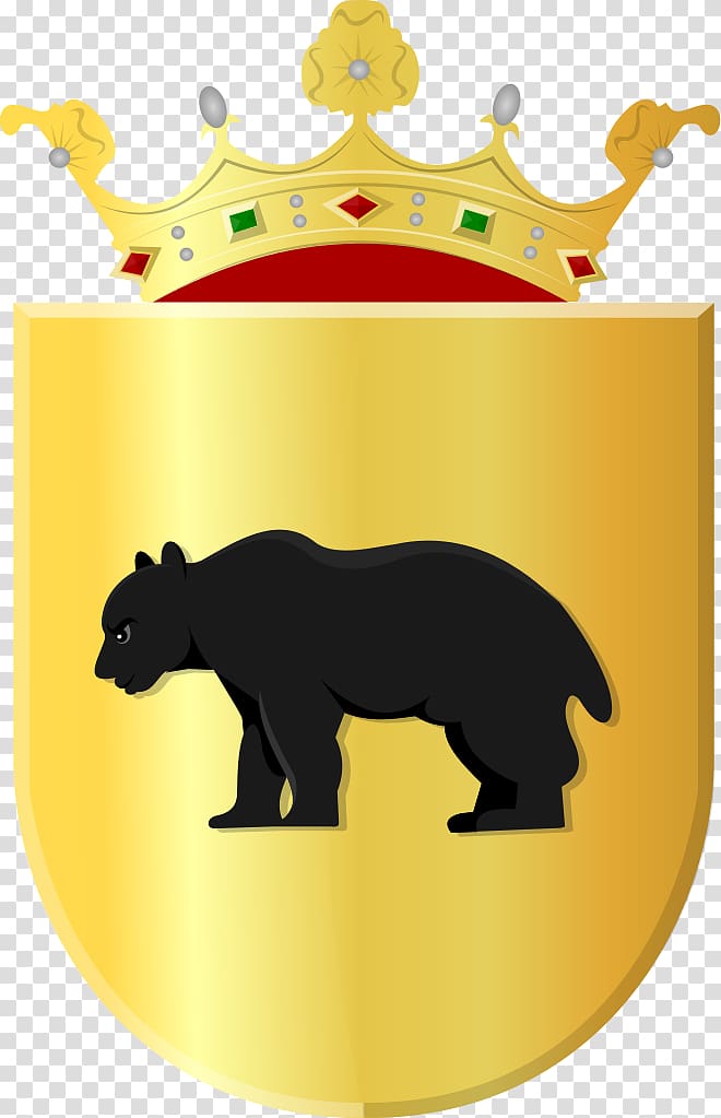 Wapen van Baarland Bear Bruinisse Coat of arms, bear transparent background PNG clipart