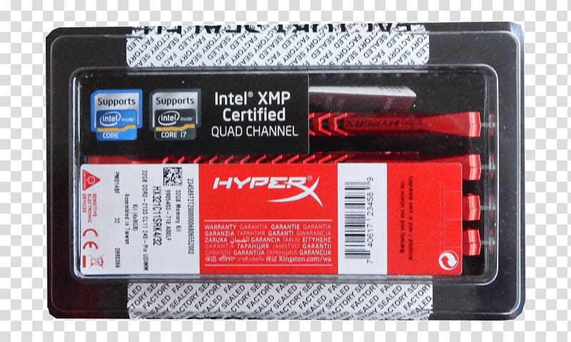 DDR3 SDRAM Kingston Technology Computer data storage HyperX HXS3/64GB, others transparent background PNG clipart