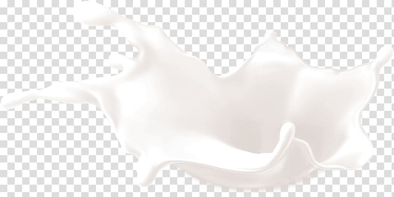 White Black , White cow grandmother creative wave transparent background PNG clipart