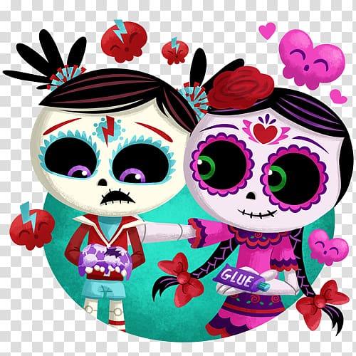 Calavera Mexico Day of the Dead Calaca Literary Calaverita, skull transparent background PNG clipart