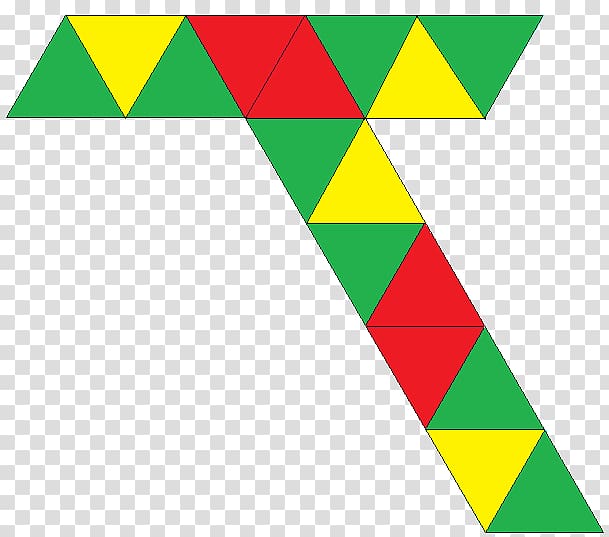 Triangle Elongated octahedron Deltahedron Polyhedron, elongated transparent background PNG clipart