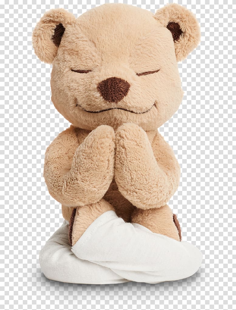 Teddy bear Yoga Stuffed Animals & Cuddly Toys, Zen Sitting transparent background PNG clipart