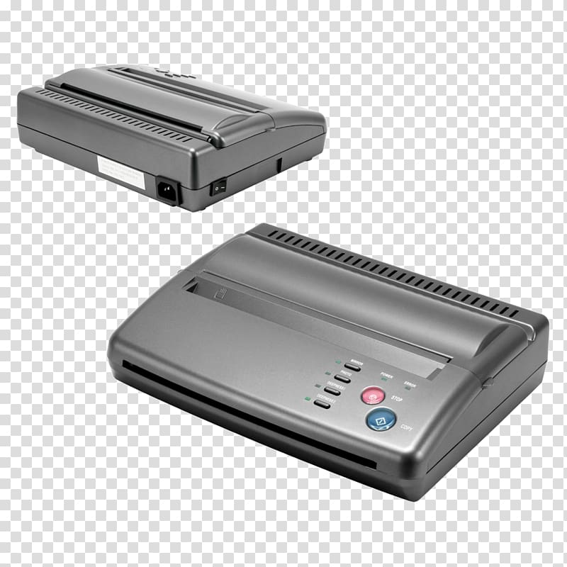 Paper Hectograph Machine copier Printing, tattoo machine transparent background PNG clipart