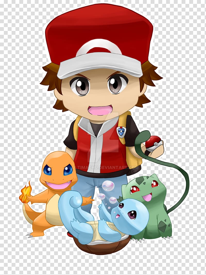 Pokémon Red and Blue Pokémon FireRed and LeafGreen Ash Ketchum Pikachu, Miniature people transparent background PNG clipart