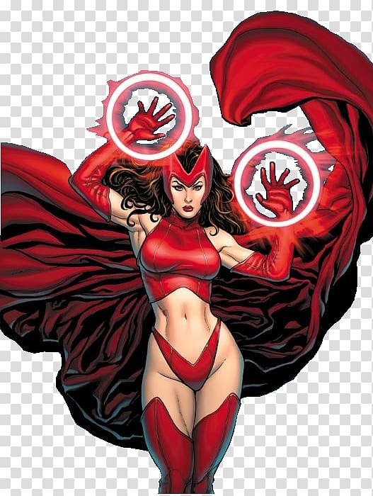 Wanda Maximoff Quicksilver Magneto Marvel Comics, Scarlet Witch transparent background PNG clipart
