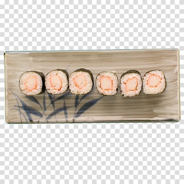 Makizushi Japanese Cuisine Sushi Crab stick Temaki-zushi, sushi transparent background PNG clipart