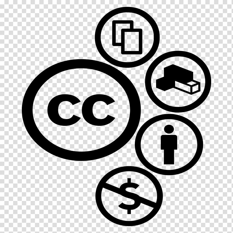 Creative Commons license Share-alike Attribution, Nc transparent background PNG clipart
