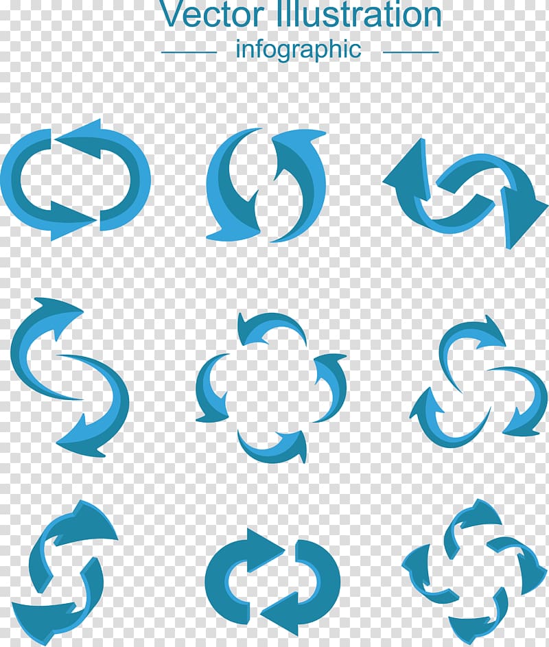 Arrow Symbol Logo Icon, Blue collection arrow transparent background PNG clipart