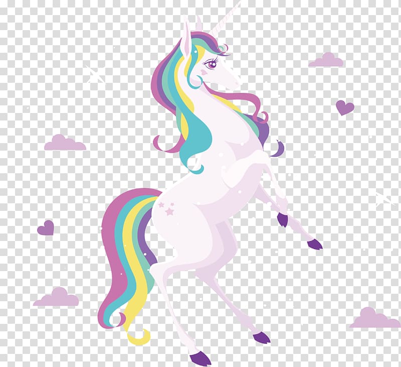 unicorn graphic, Unicorn White, White unicorn transparent background PNG clipart