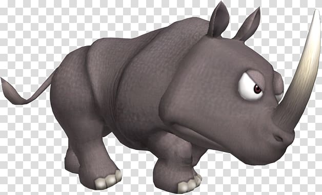 Rhino transparent background PNG clipart