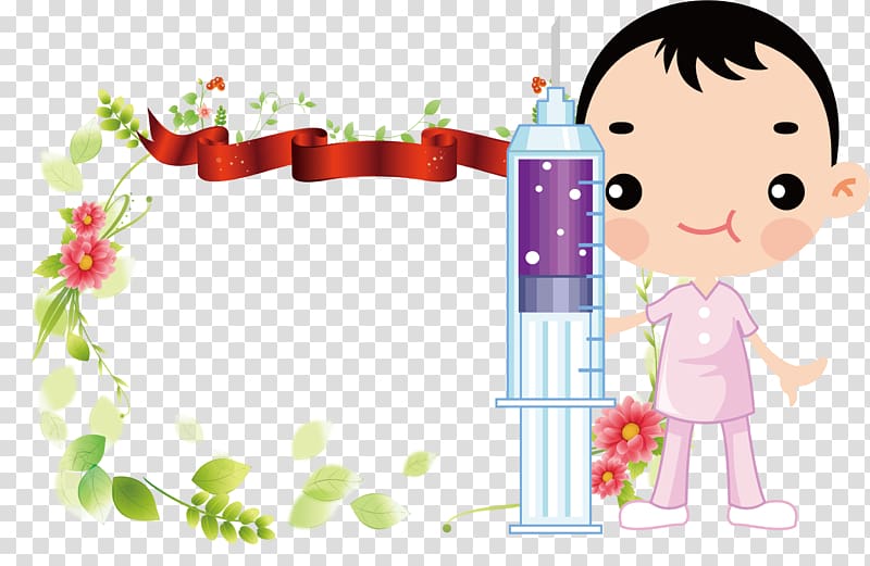 International Nurses Day Syringe Nursing, Nurse syringe nurse section border transparent background PNG clipart