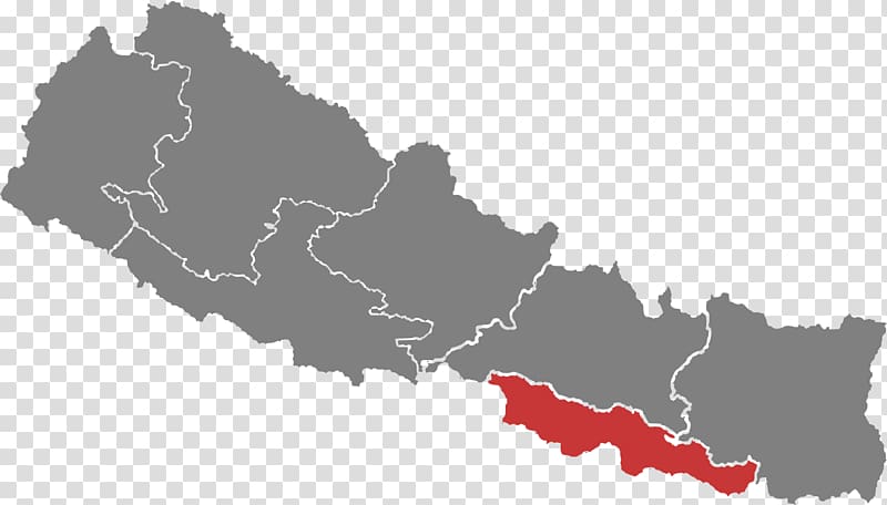 Provinces of Nepal Province No. 3 Province No. 7 Map , map transparent background PNG clipart