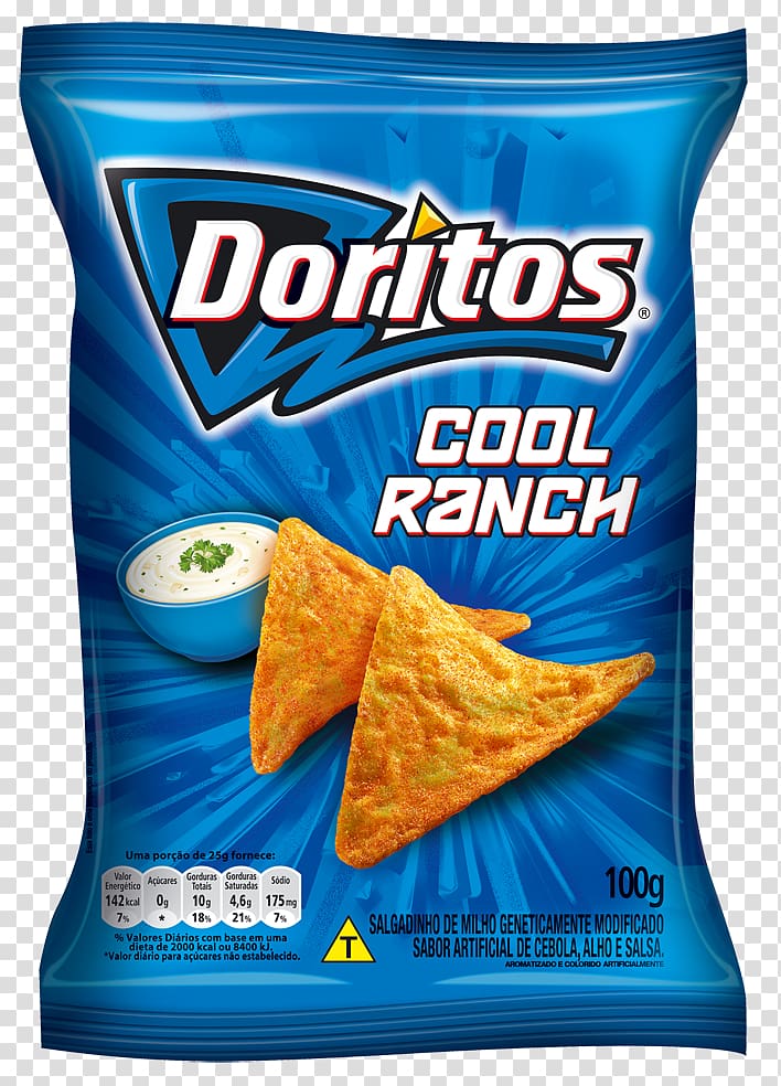 Nachos Doritos Tortilla chip Potato chip Frito-Lay, The ranch transparent background PNG clipart