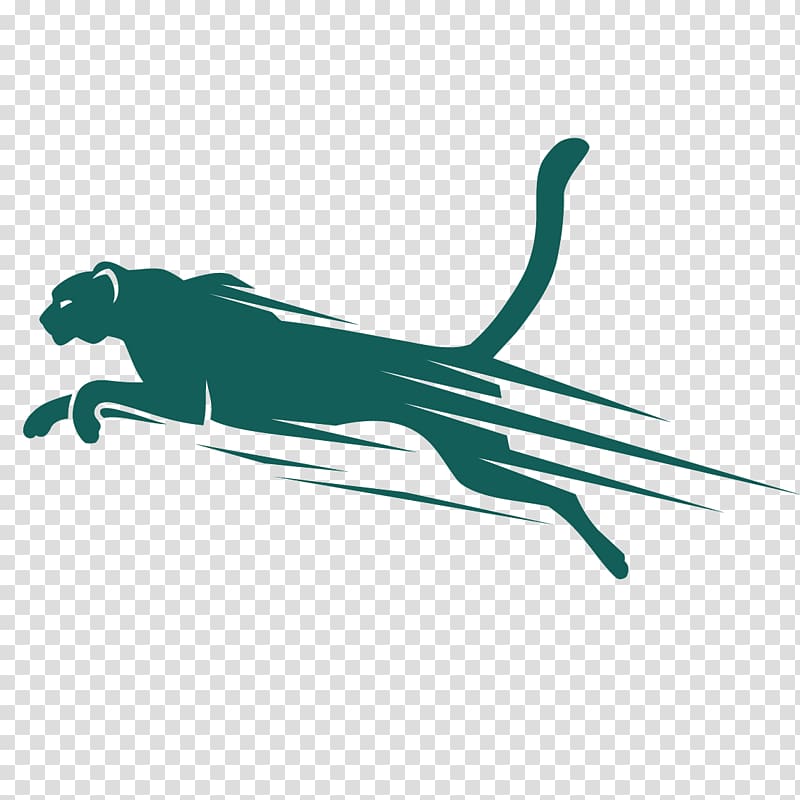 Vector silhouette of a running cheetah. World's fastest animal running to  catch prey on white background. Great for logos about speed. 13225395  Vector Art at Vecteezy