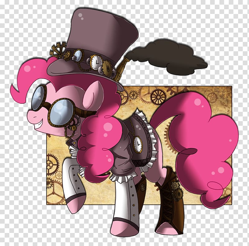 Pinkie Pie My Little Pony: Friendship Is Magic fandom Twilight Sparkle Steampunk, others transparent background PNG clipart