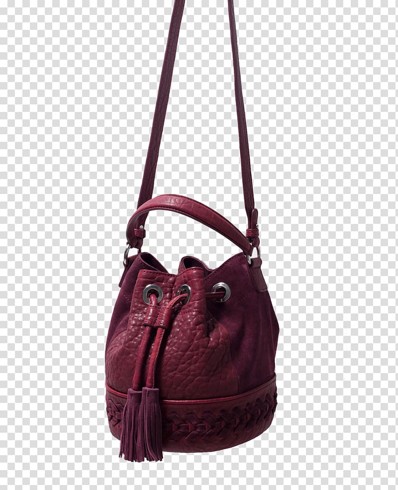Handbag Leather Fashion accessory Textile, Purple bucket bag transparent background PNG clipart