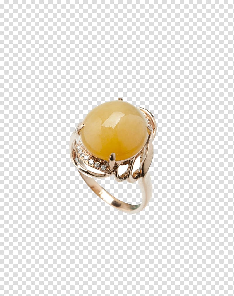 Amber Ring Body piercing jewellery, Orange emerald ring transparent background PNG clipart