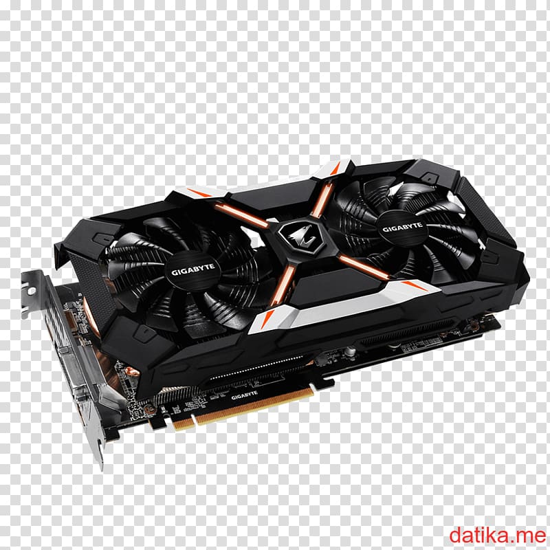 Graphics Cards & Video Adapters GDDR5 SDRAM Gigabyte Technology GeForce AORUS, nvidia transparent background PNG clipart