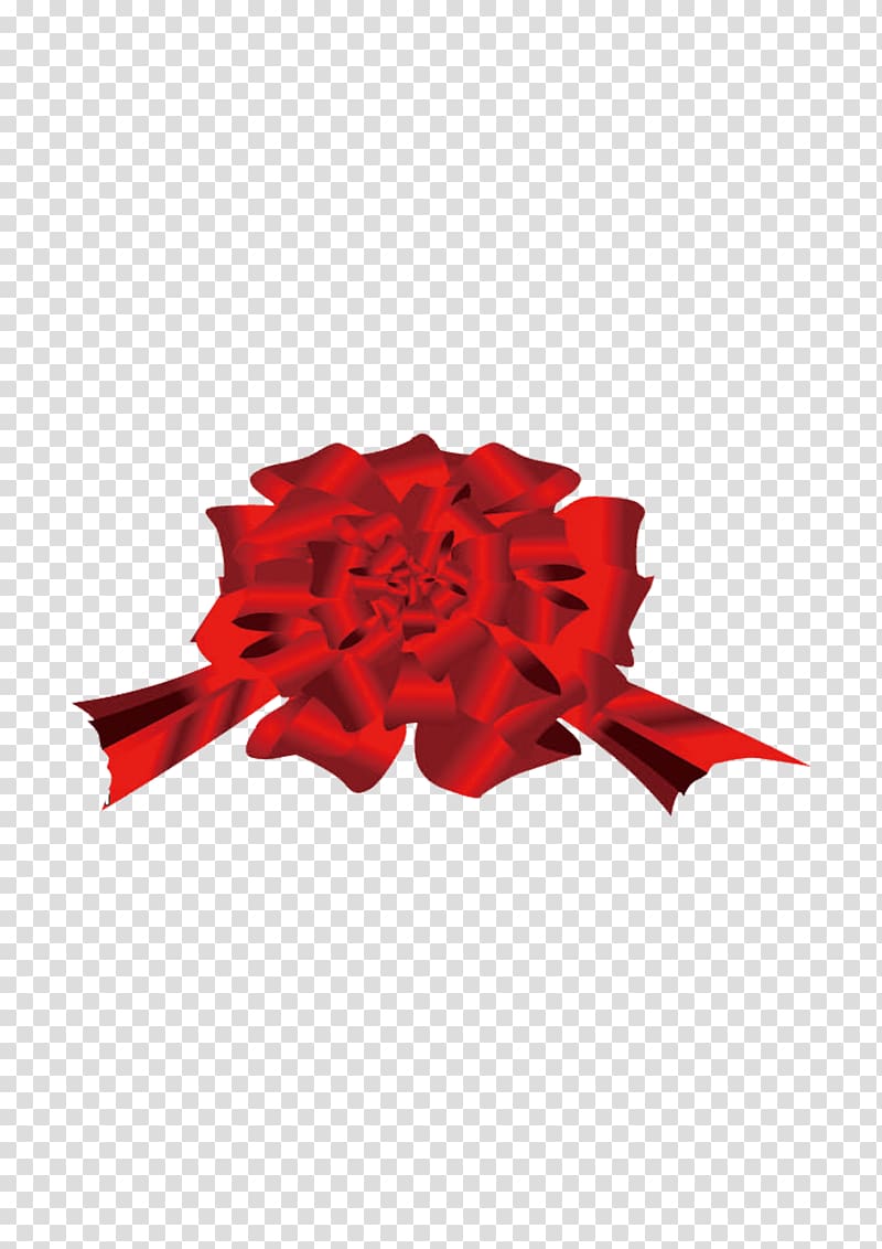 Red Safflower , Bow transparent background PNG clipart