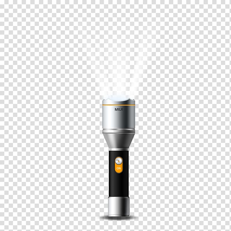 gray and black flashlight, Google s, Luminous flashlight transparent background PNG clipart