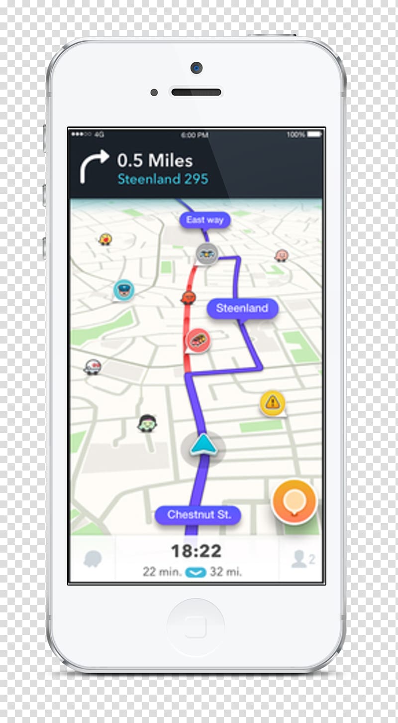 Waze GPS navigation software GPS Navigation Systems Traffic, driving transparent background PNG clipart