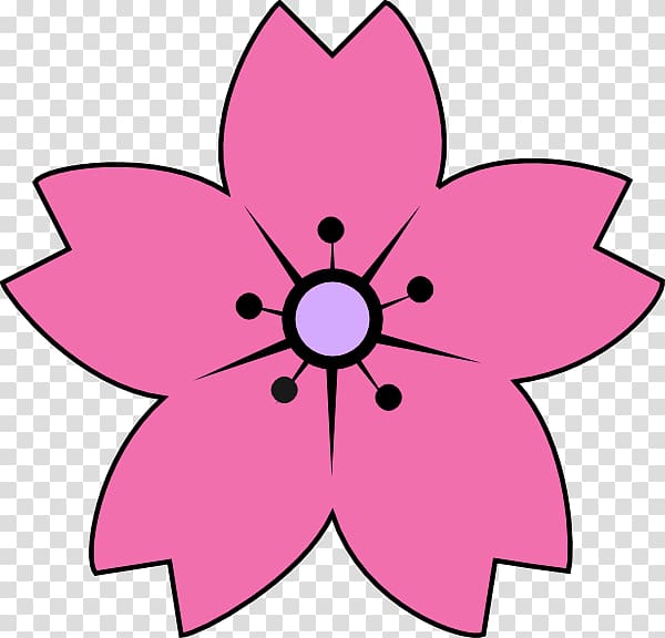 pink cherry blossom symbol